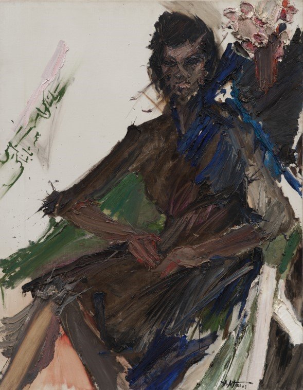 Manoucher Yektai, Portrait of Isa, 1963