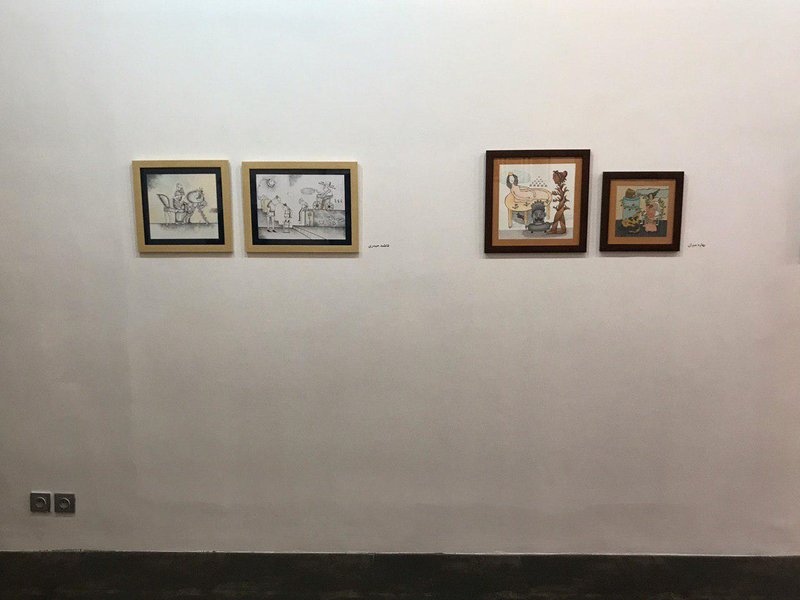 نمایشگاه سالانه تصویرسازی آریا، نمای چیدمان