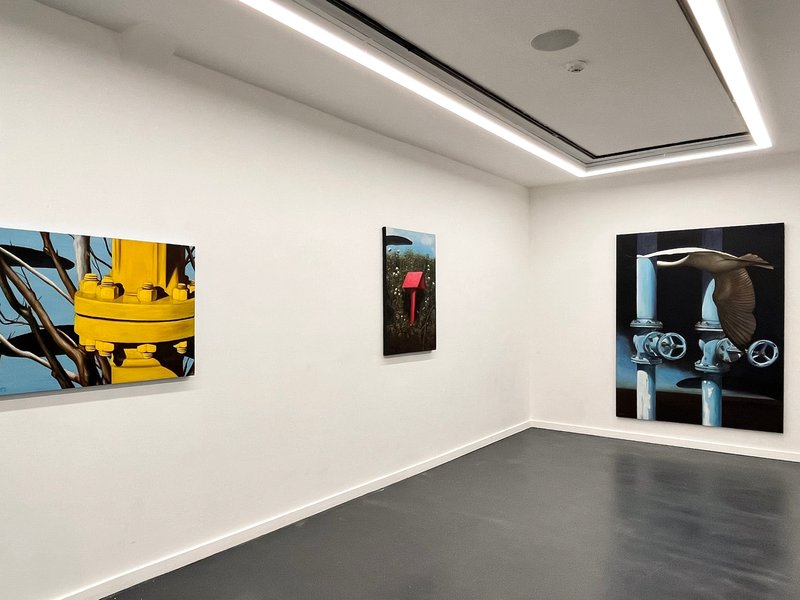 Black Trace, installation view