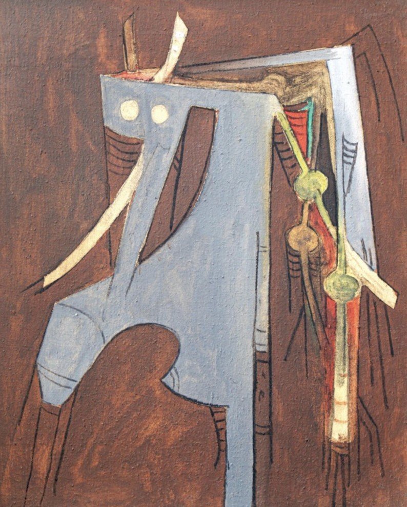 Wifredo Lam, Portrait, 1969