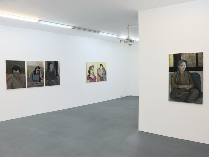 Paintings, installation view
