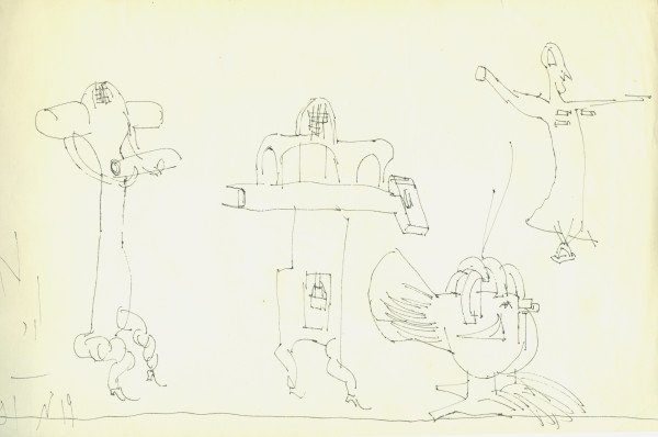 Ardeshir Mohassess, Parviz Tanavoli's Ceramics in Goethe Institute, 1972
