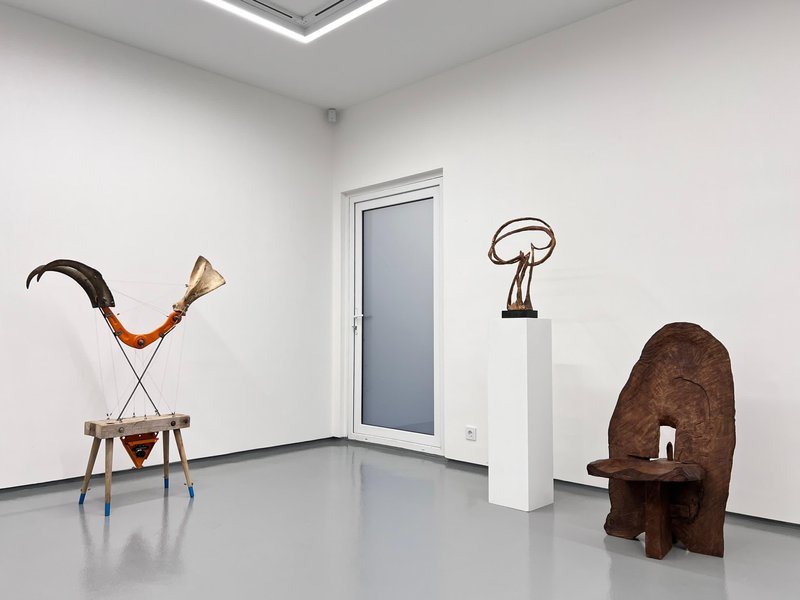 The Jewel Split Open and the Thought Came Out , installation view