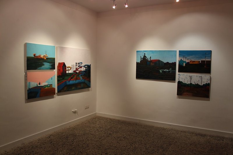 Romantic Structure, installation view