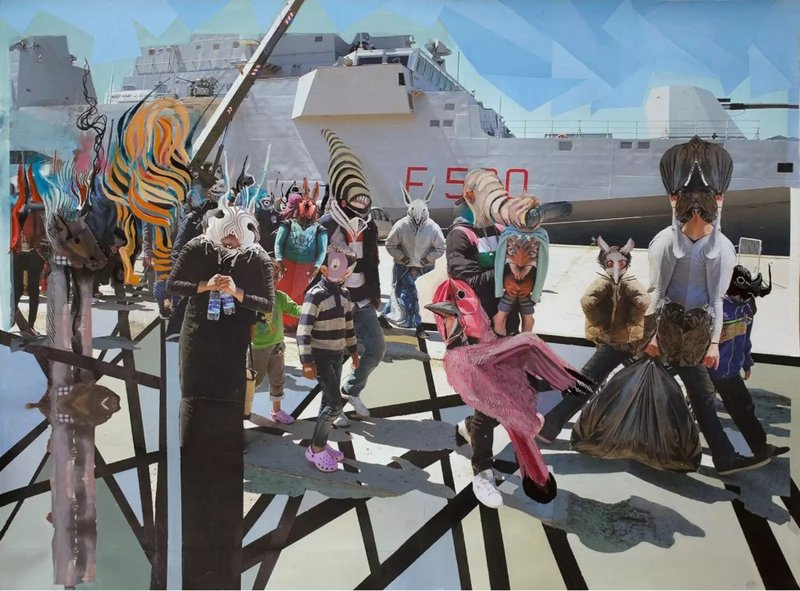 Ramin Haerizadeh, Where to? Wherever It Chances, 2019