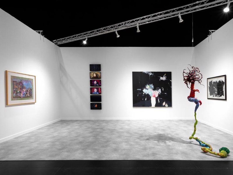 Installation view.