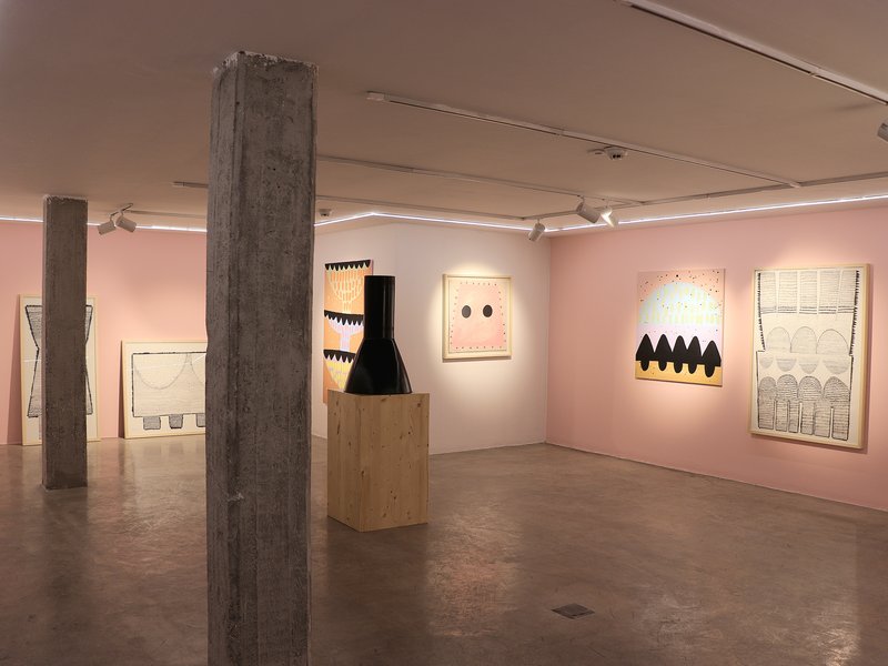Pink Sunset, installation view