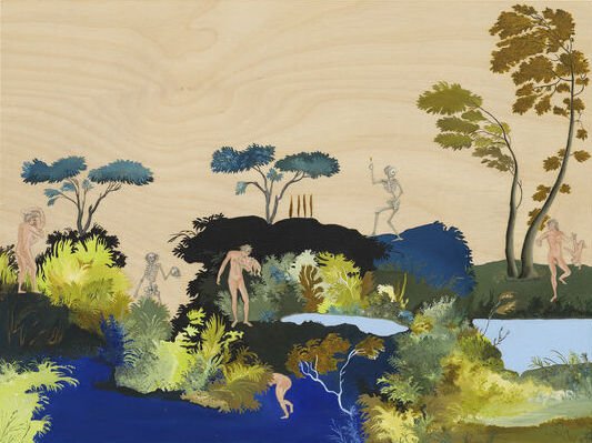 Sanam Khatibi, Strangely Brilliant Trails in the Dark, 2021