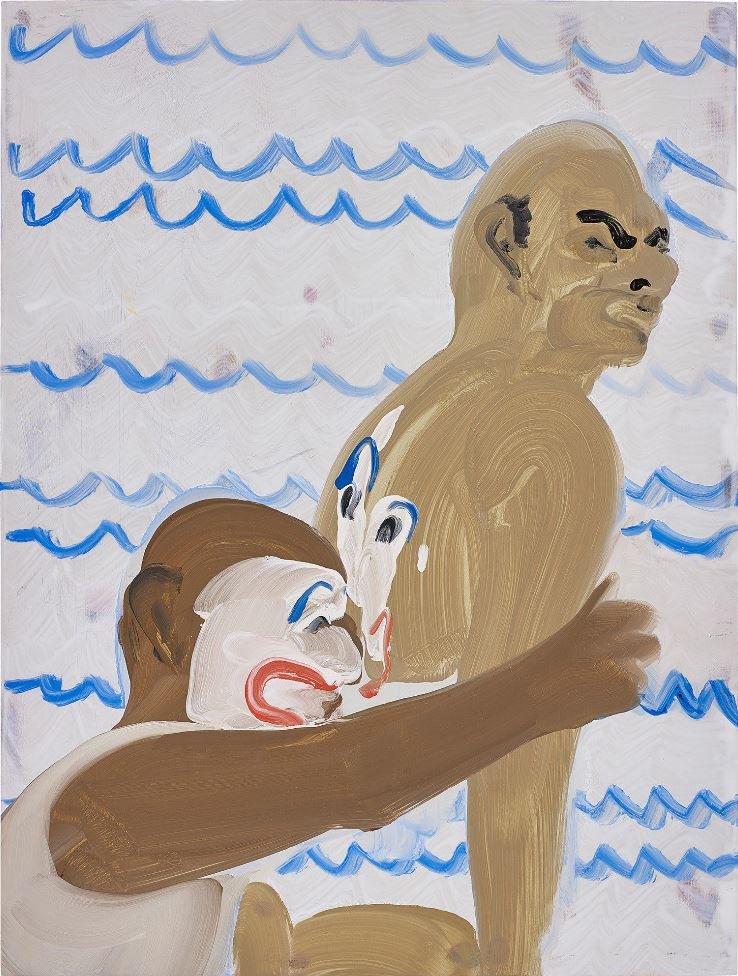 Tala Madani, Spreading Clown, 2008