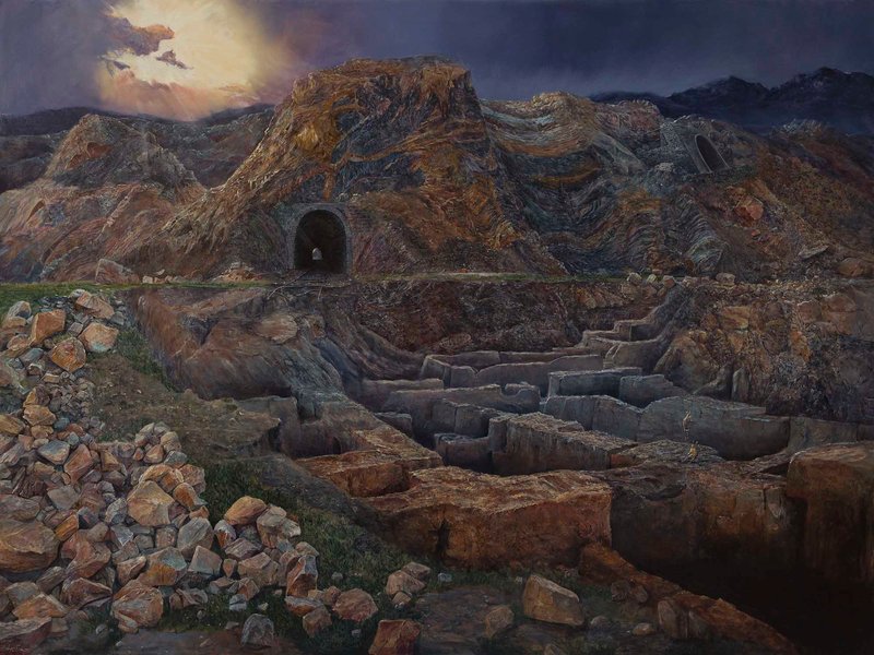Zahra Ghyasi, After “Rain, Steam and Speed—The Great Western Railway” by William Turner, 2019