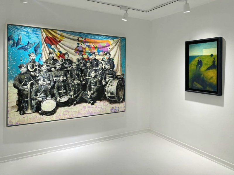 Faces, installation view