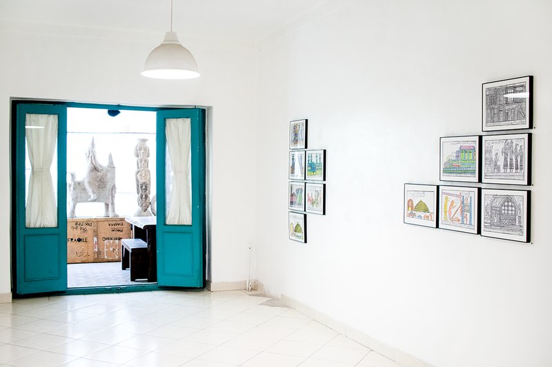 Kazem Ezi's Artworks, installation view