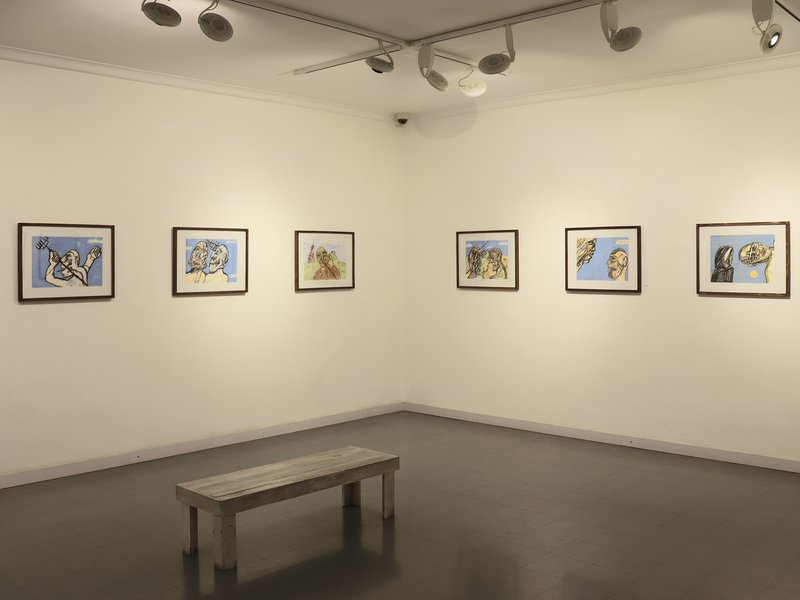 Installation view.