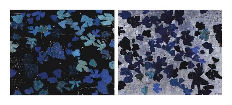 Reza Derakshani, Day and Night Blue, 2010