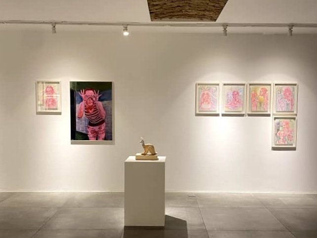 Pink Better than Red, installation view
