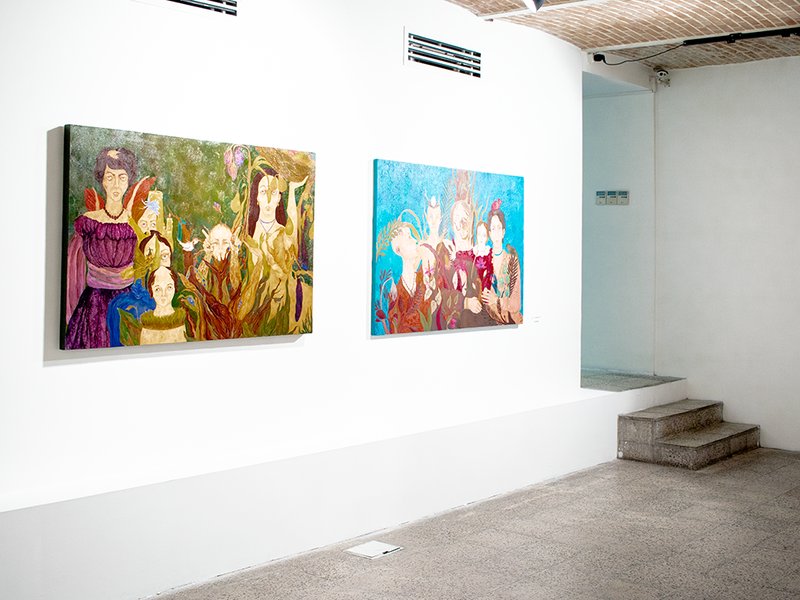The Inverted tree, installation view