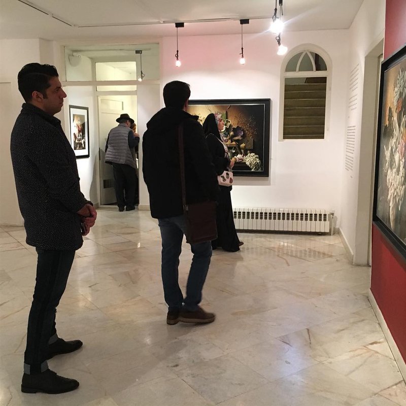 نمایشگاه نقاشی، نمای چیدمان