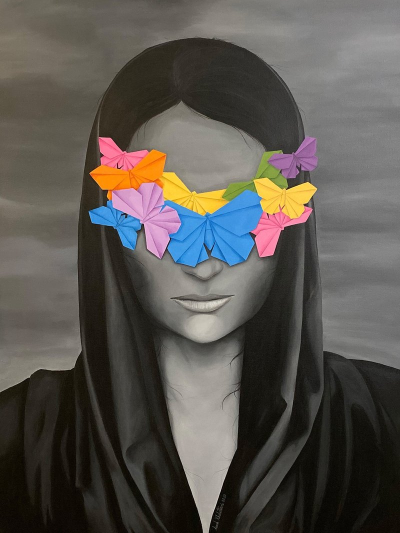 Sameh Khalatbari, Butterfly Coexistence, 2019