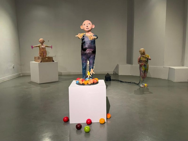 Colored Maze, installation view