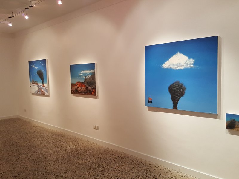 Goodbye Blue Sky, installation view