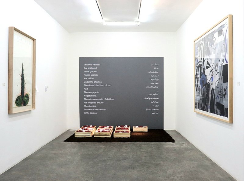 Stork and Snow, installation view