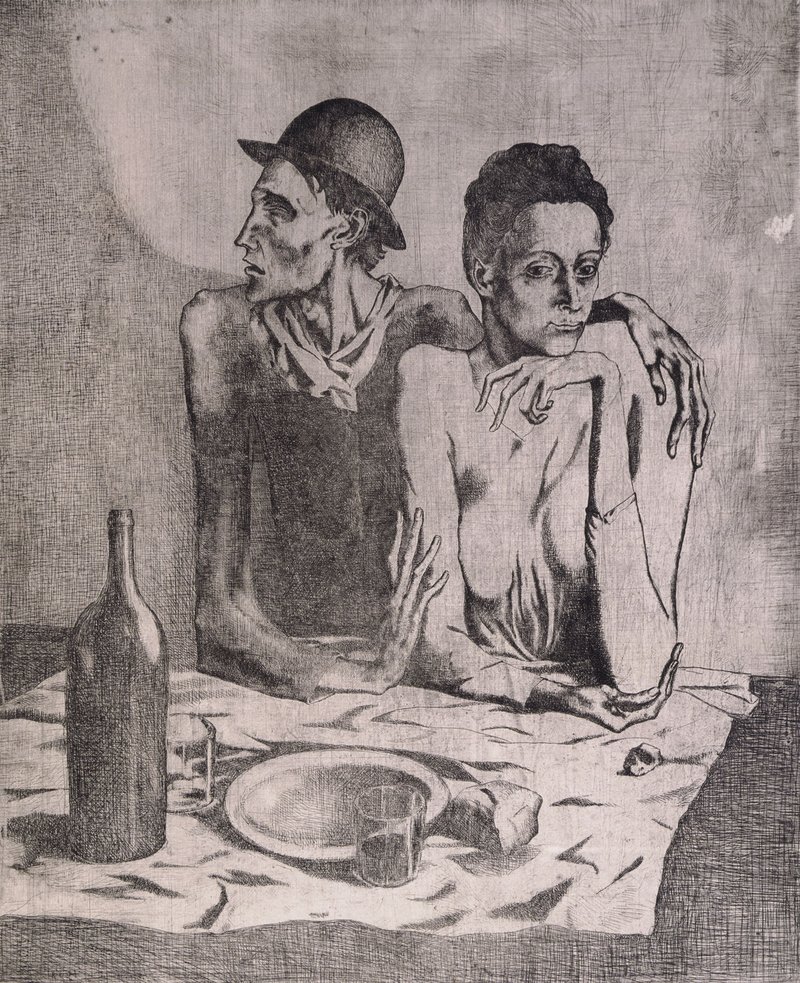Pablo Picasso,  Le Repas Frugal (The Frugal Repast), 1904