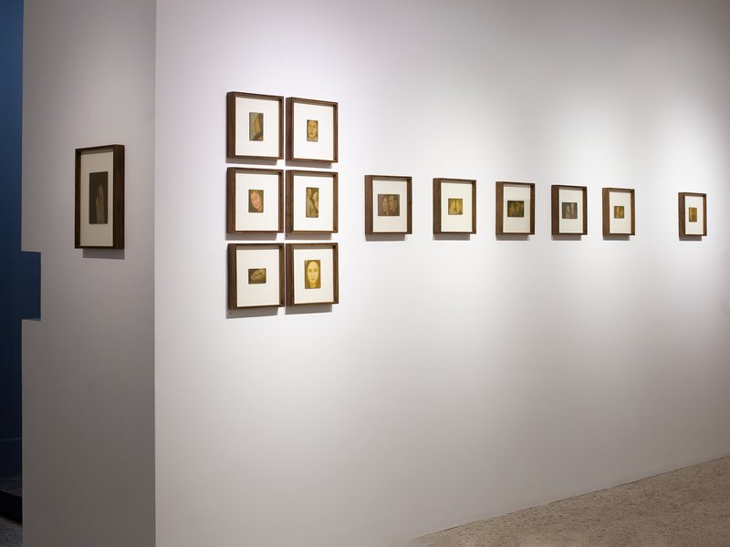 Very Dark and A Little Bright , installation view