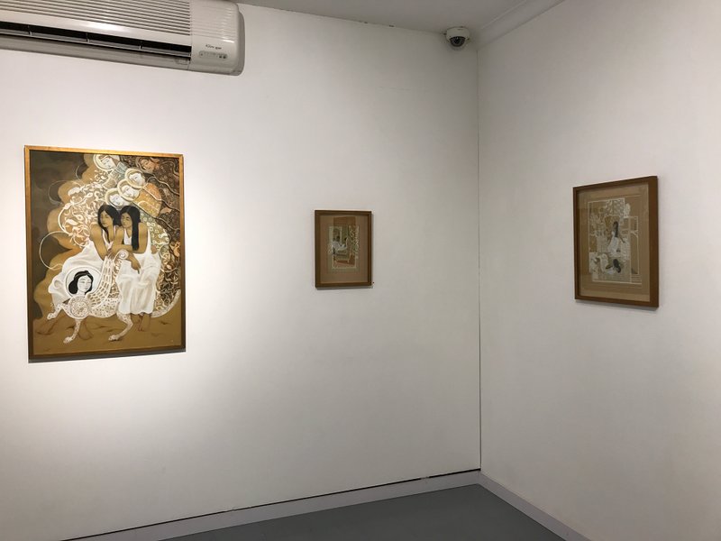 نمایشگاه نقاشی، نمای چیدمان