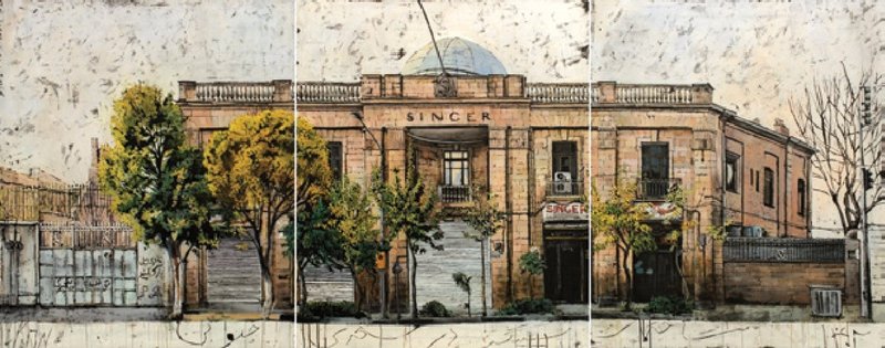 Marjan Nemati, The Singer Building in Saadi Street, 2023