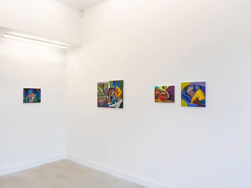 Dirty Words and A Melody, installation view