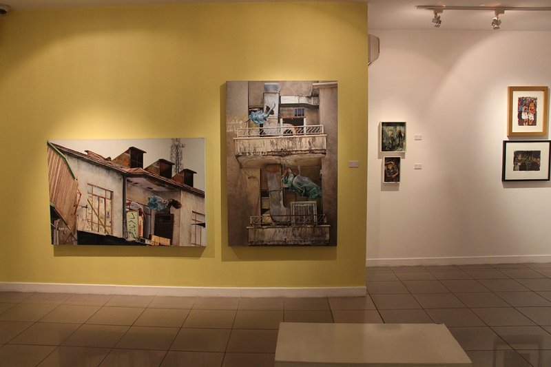 Scattered, installation view
