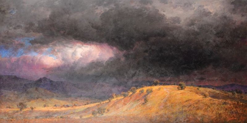 Abdolhossein Mohseni Kermanshahi, Storm Over the Zagros Mountains, 2015