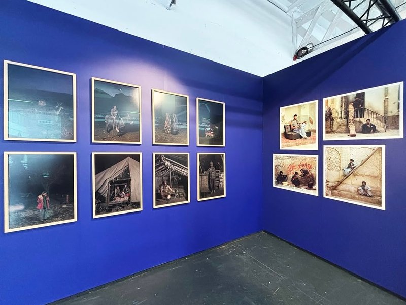 Installation view.