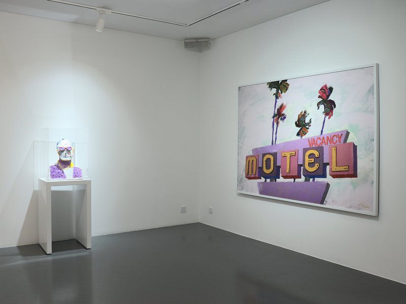 Installation view.