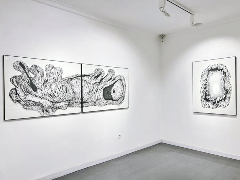 Atom, installation view