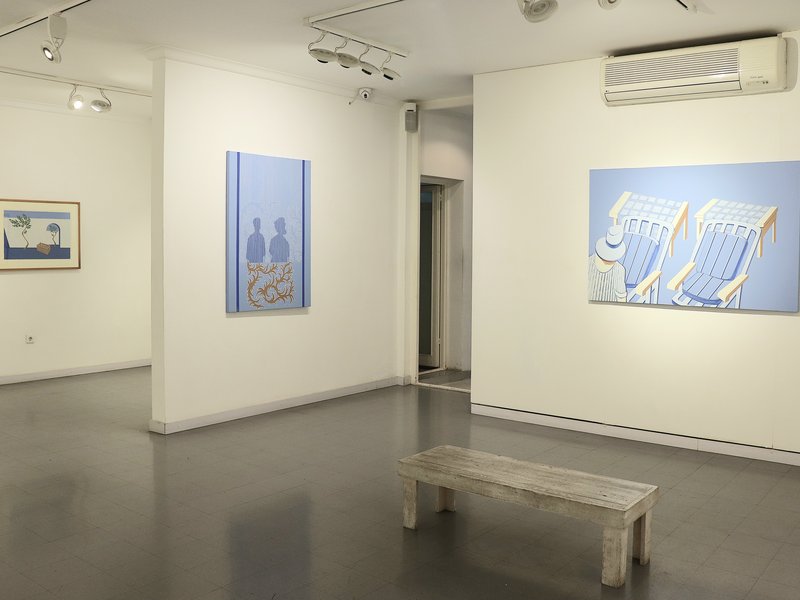 solo show - Mehdi Hosseini, Installation view.
