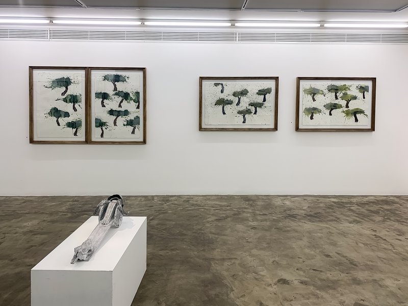Recent Works In Times of Quarantine , installation view