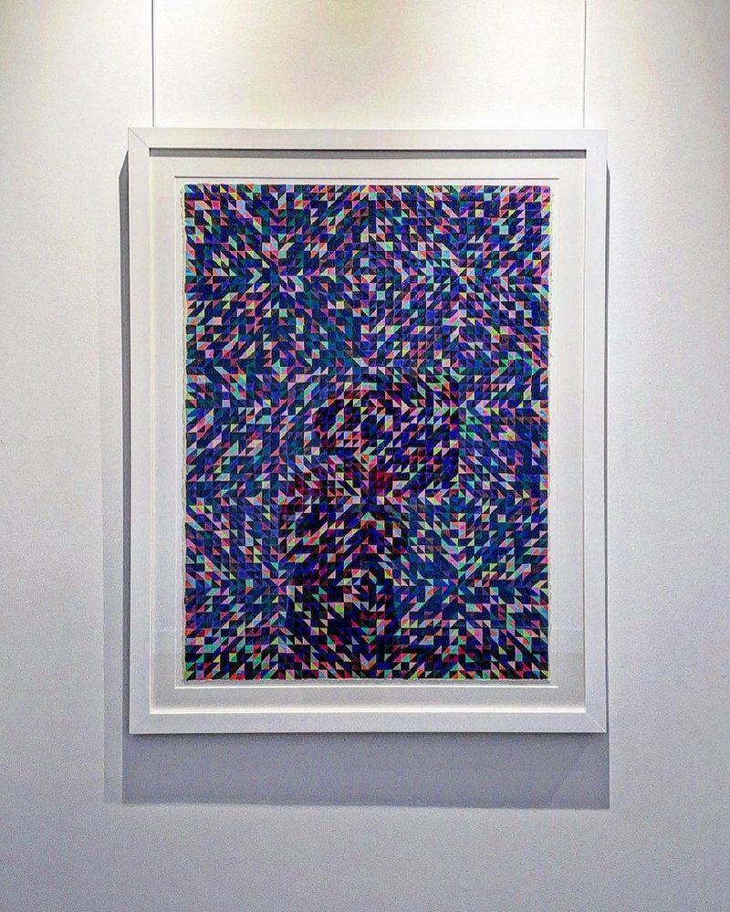Caged Bird and The Blue Room, installation view