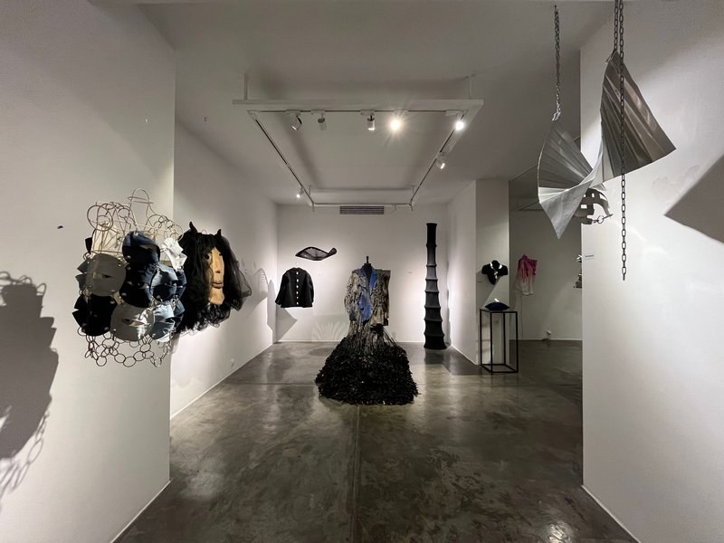 Garments and Hangers, installation view