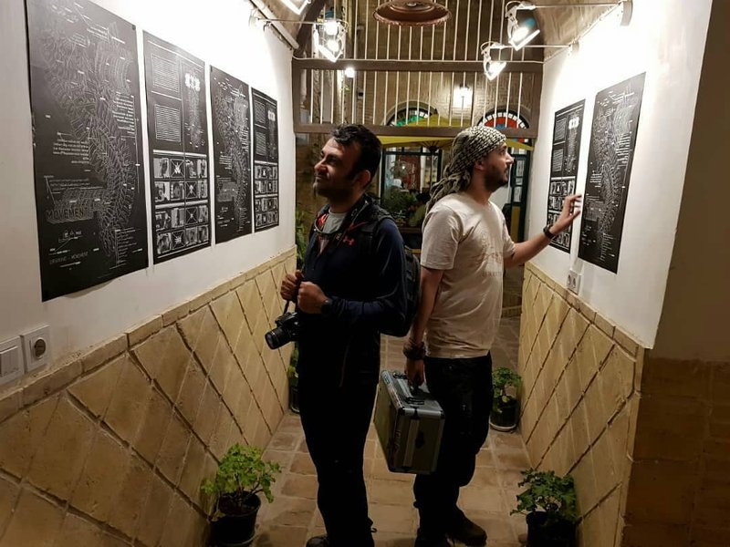 Drawing - Movement, installation view