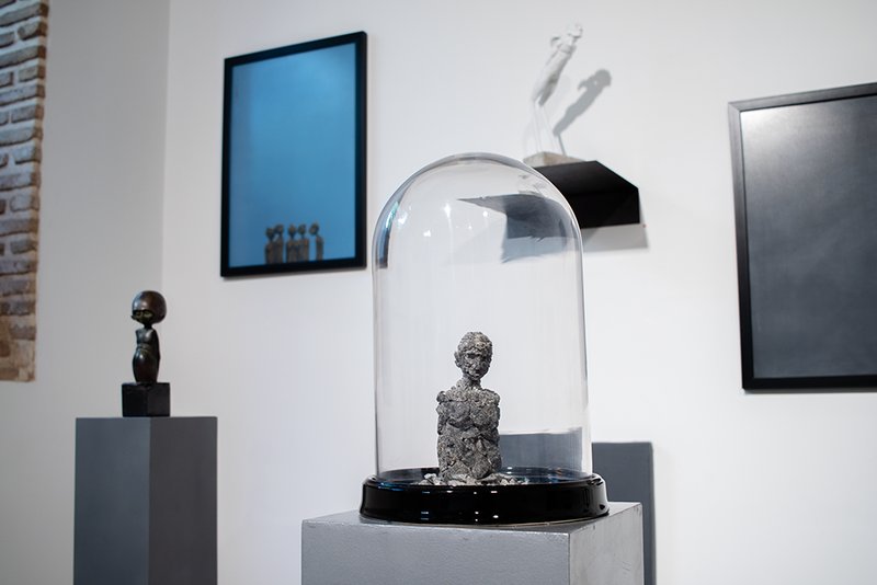 Uncertain And Endless From ongoing series “Homo”, installation view