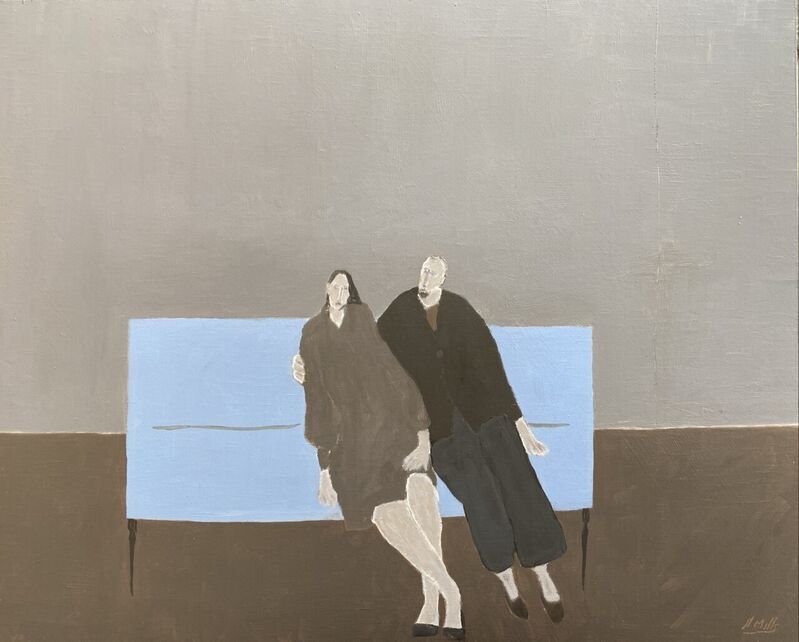 Gigi Mills, Mexico/ Hotel Lobby/ Couple, 2022