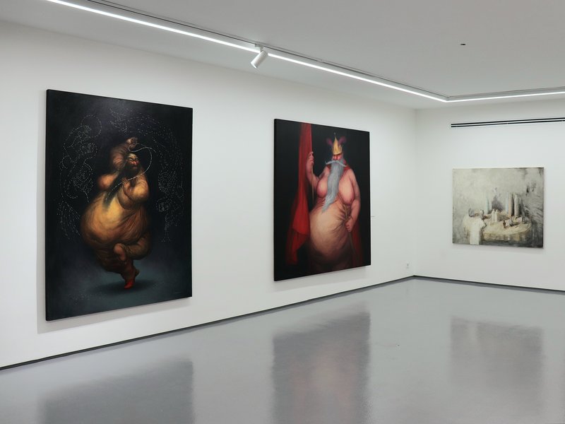 Etefagh at No. 10, installation view