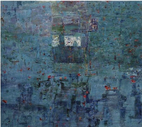 Reza Derakshani, Garden Party - The Blue Night, 2008
