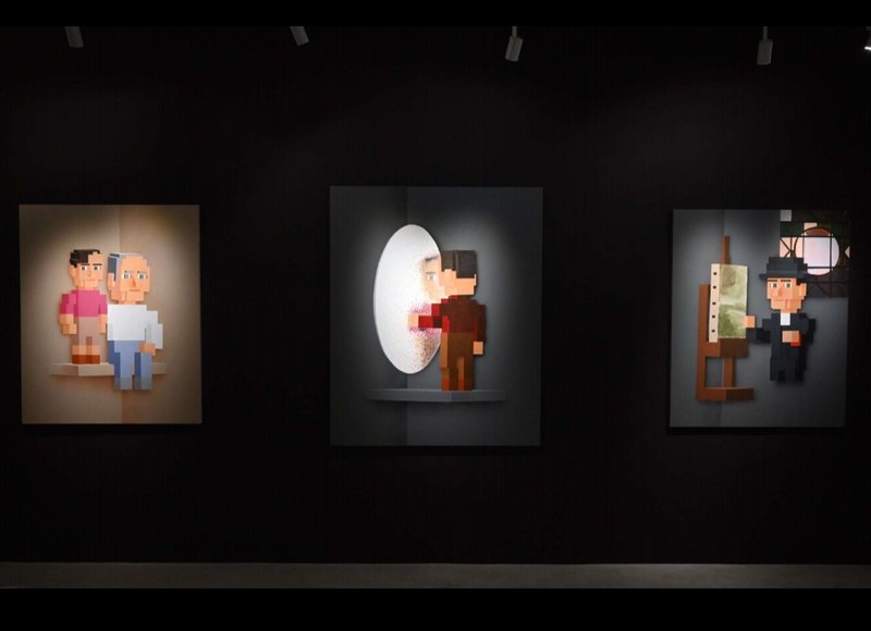 In the Land of the Blind, the One-Eyed Man Is Roy, installation view