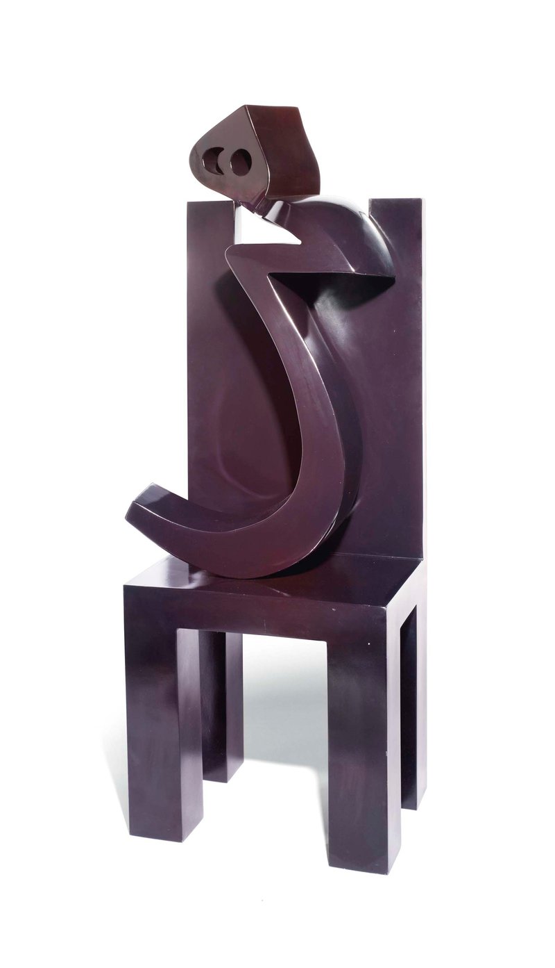 Parviz Tanavoli, Heech on Chair, 2007