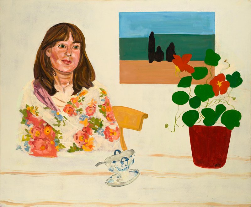 Milad Salari, Leyly in her Painting's World, 2024