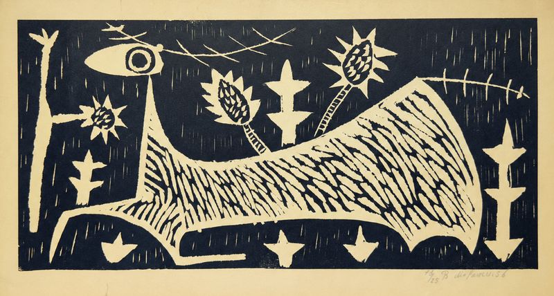 Bahman Mohassess, Cervo (Deer), 1986