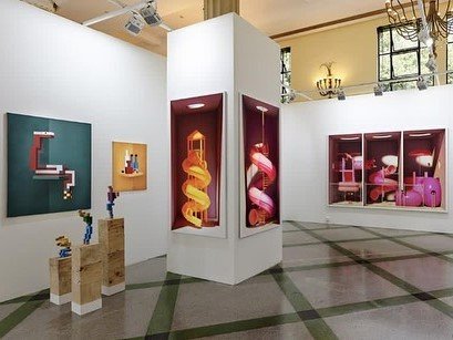 Installation view.