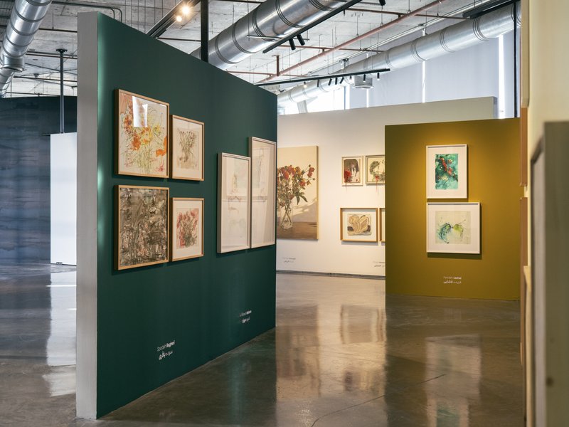 The Deep Purple Belongs to the Irises, installation view